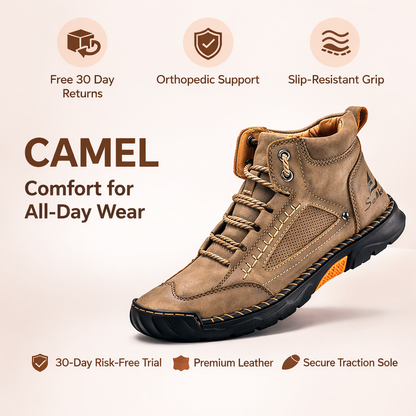 Men's Classic Leather Comfort Boots