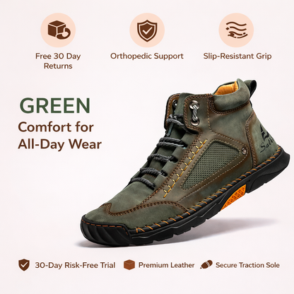 Men's Classic Leather Comfort Boots