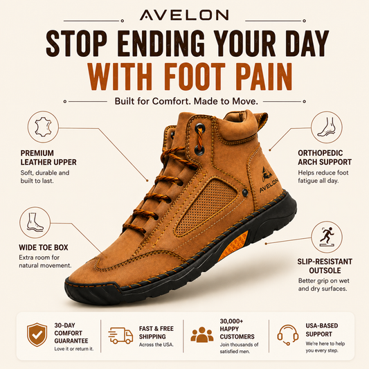 Men's All-Day Comfort Leather Boots